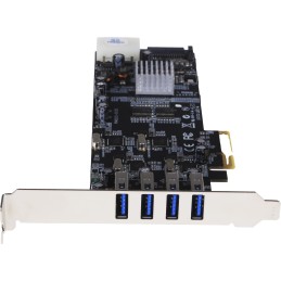 1 pcs - StarTech.com 4 Port USB A PCIe USB 3.0 Card