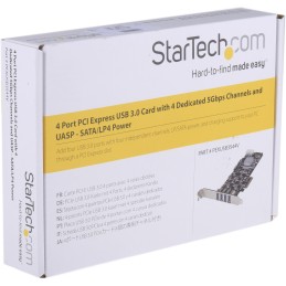1 pcs - StarTech.com 4 Port USB A PCIe USB 3.0 Card