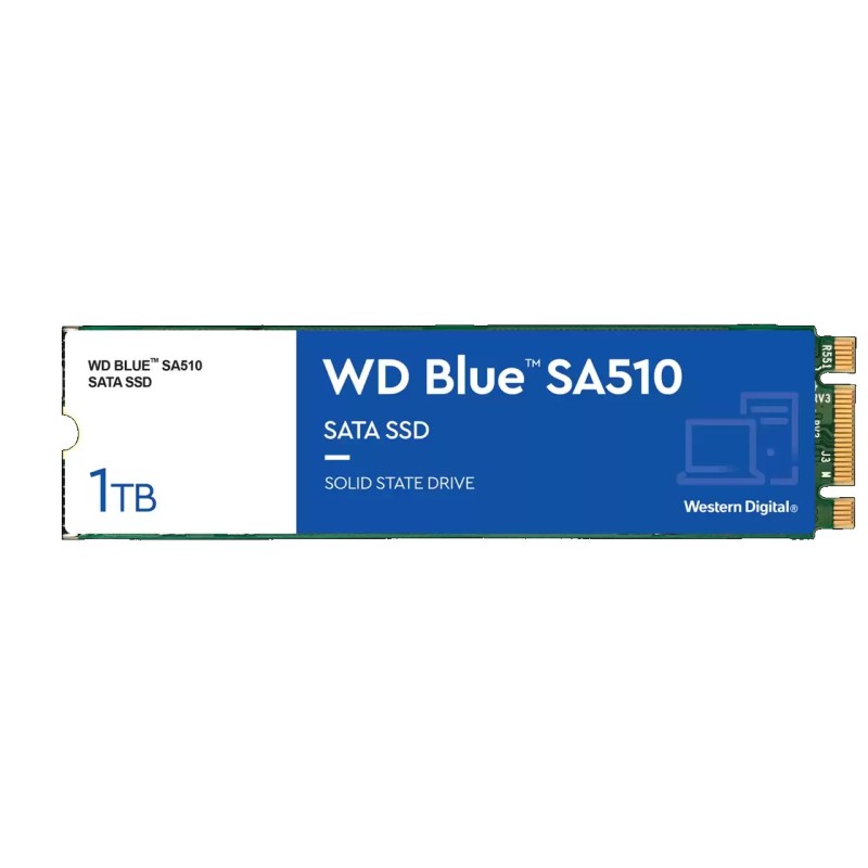 1 pcs - Western Digital WD BLUE 3D NAND SATA M.2 2280 1 TB Internal Hard Disk Drive