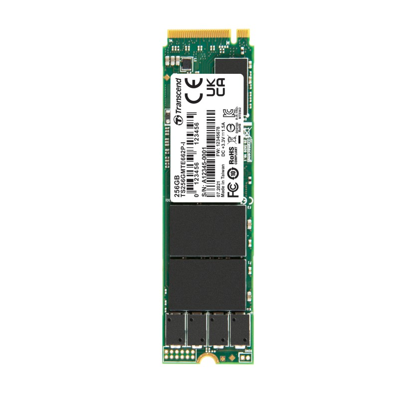1 pcs - Transcend MTE662P-I M.2 256 GB Internal SSD Hard Drive