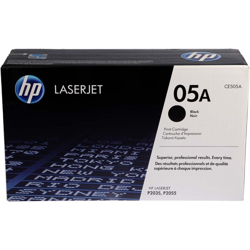 1 pcs - Hewlett Packard CE505A Black Toner Cartridge HP Compatible