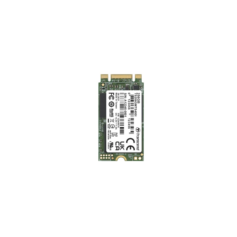 1 pcs - Transcend MTS400I M.2 256 GB Internal SSD Hard Drive