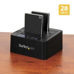 1 pcs - StarTech.com Hard Drive Docking Station for 2 Drives SATA Hard Drive