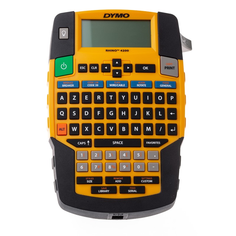 1 pcs - Dymo Rhino 4200 Handheld Label Printer, 19mm Max Label Width, Euro Plug