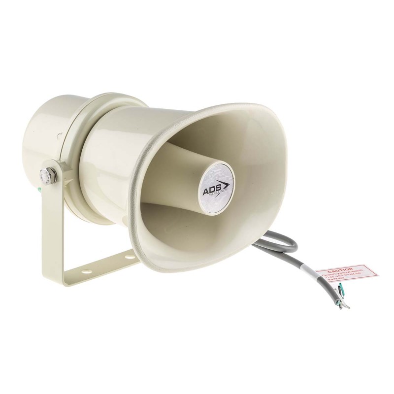 1 pcs - RS PRO 10W Beige Horn Speaker, 315 Hz - 12.5 kHz, IP66