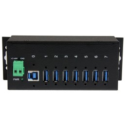 1 pcs - StarTech.com 7 Port USB 3.0 USB A Hub, Terminal Connector Powered, 145 x 54 x 45mm