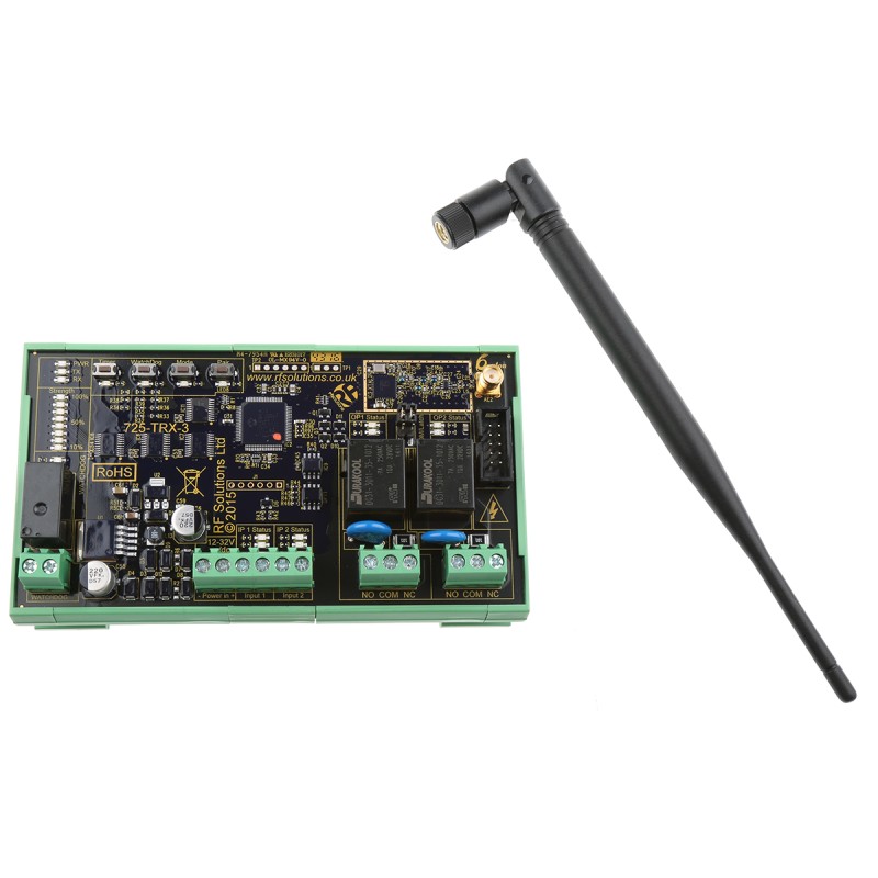 1 pcs - RF Solutions Remote Control Base Station 725-TRX8-1K, Transceiver, 868MHz, FSK, LoRa