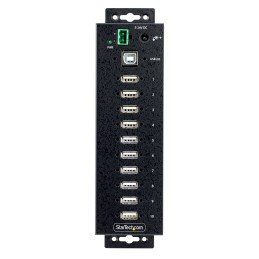 1 pcs - StarTech.com 10 Port USB 2.0 USB A USB 2.0 Hub, Terminal Connector Powered, 19.8 x 3.1 x 5.6cm