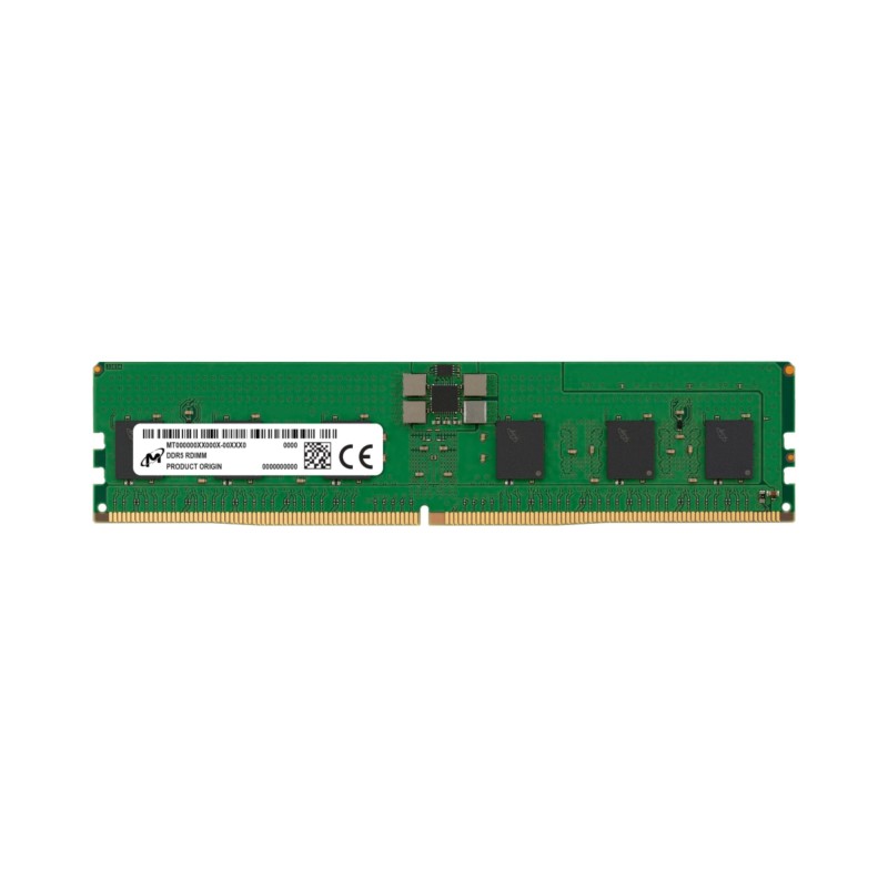 1 pcs - Micron 16 GB DDR5 Server RAM, 4800MHz, RDIMM, 1.1V