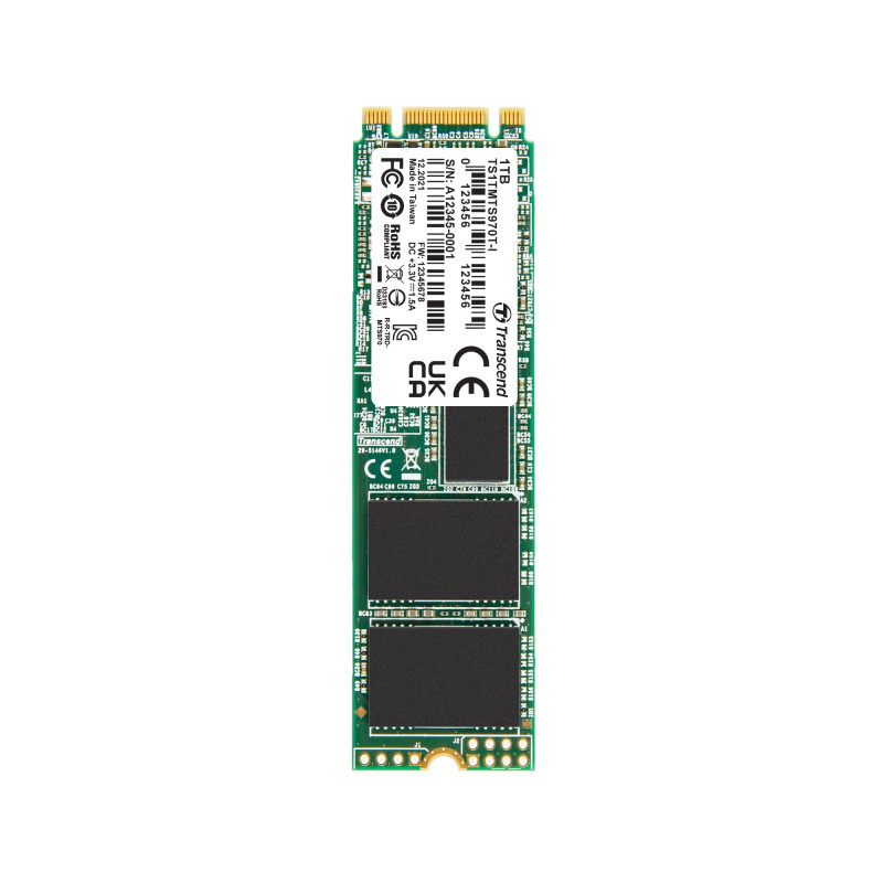 1 pcs - Transcend MTS970T-I M.2 2280 1 TB Internal SSD Hard Drive