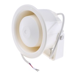 1 pcs - Visaton DK 133 10W White Horn Speaker, 570 - 4400 Hz, 8 Ω, IP67