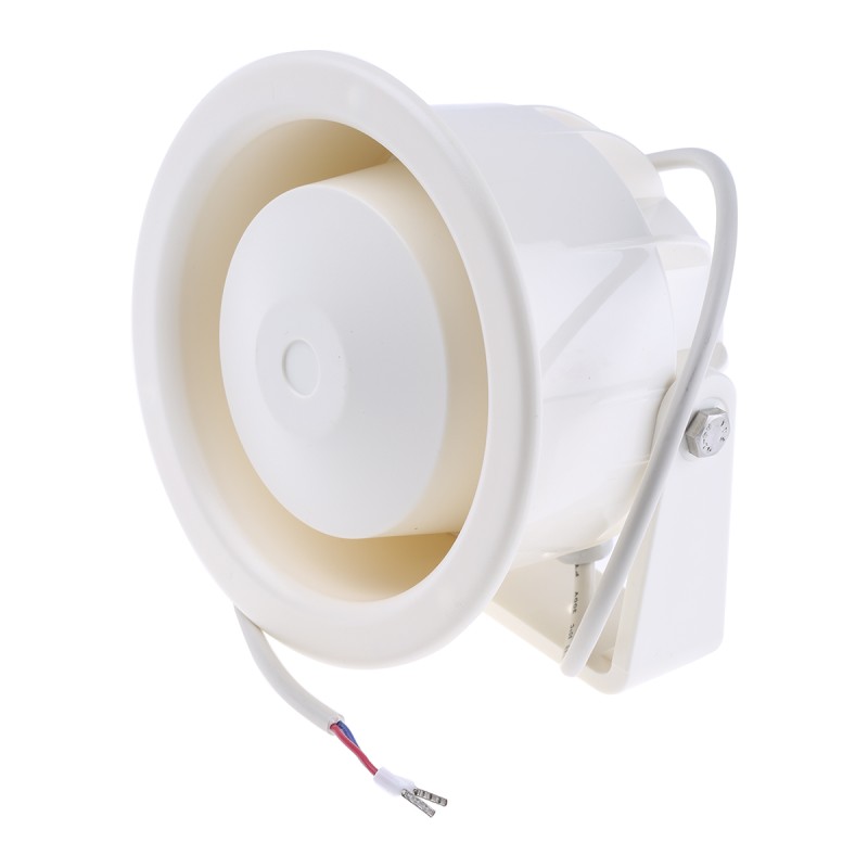 1 pcs - Visaton DK 133 10W White Horn Speaker, 570 - 4400 Hz, 8 Ω, IP67