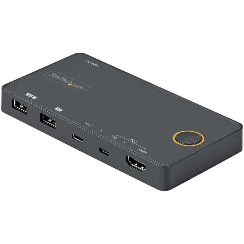 1 pcs - StarTech.com 2 Port USB DisplayPort, HDMI KVM Switch, HDMI 3840 x 2160 Maximum Resolution