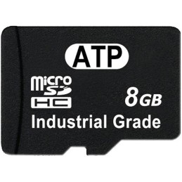1 pcs - ATP 8 GB Industrial MicroSDHC Micro SD Card, Class 10, UHS-1 U1