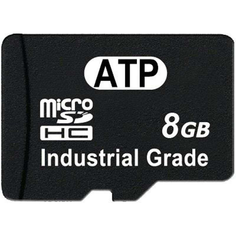 1 pcs - ATP 8 GB Industrial MicroSDHC Micro SD Card, Class 10, UHS-1 U1