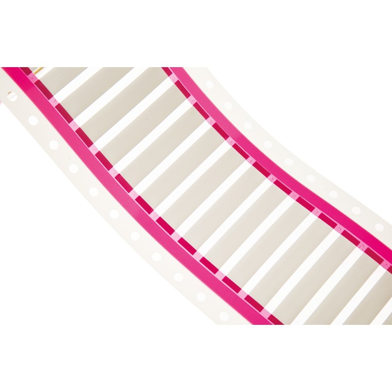 1 Box of 250 - TE Connectivity RPS White Heatshrink Labels, 50mm Width, 250 Qty