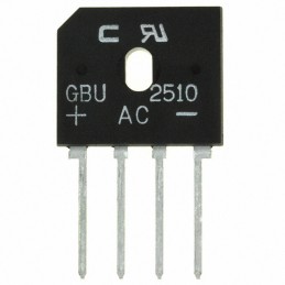 1 pcs : GBU2510-G - BRIDGE RECT 1PHASE 1KV 25A GBU