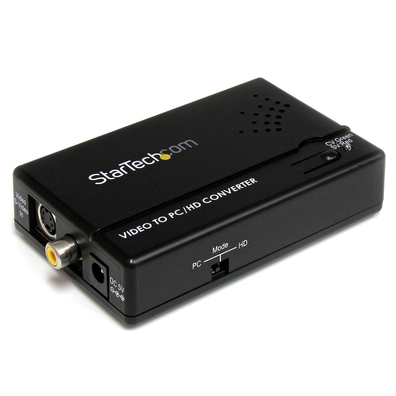 1 pcs - StarTech.com Composite, S-Video to VGA Video Converter, 1280 x 1024 Maximum Resolution
