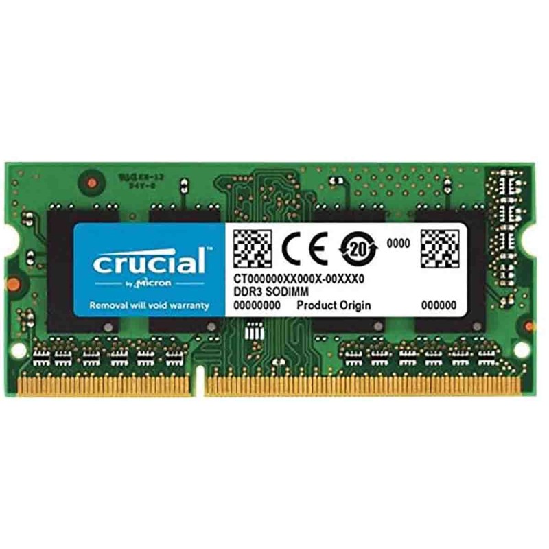 1 pcs - Crucial 32 GB DDR4 Laptop RAM, 2666MHz, SODIMM, 1.2V