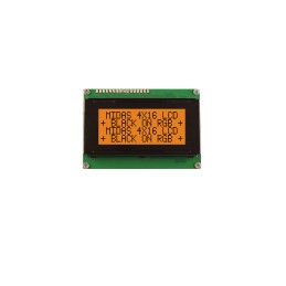 1 pcs - Midas MD41605A6W-FPTLRGB LCD LCD Display, 4 Rows by 16 Characters