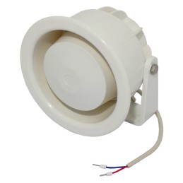 1 pcs - Visaton DK 133 4W White Horn Speaker, 500 - 4400 Hz, IP67