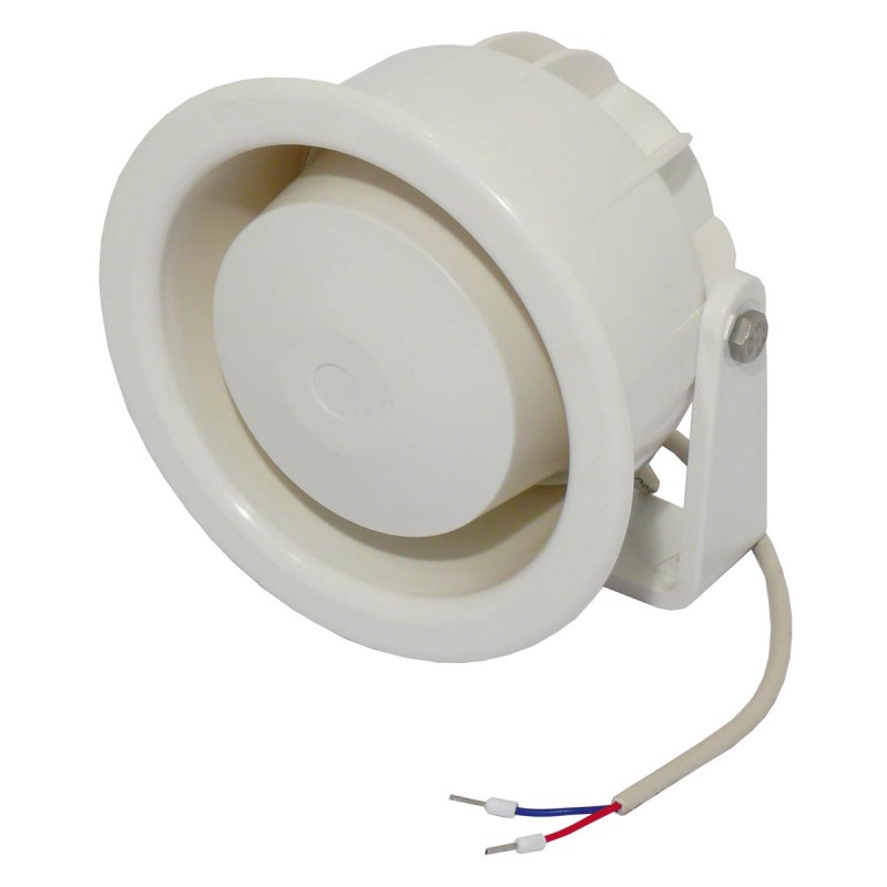 1 pcs - Visaton DK 133 4W White Horn Speaker, 500 - 4400 Hz, IP67