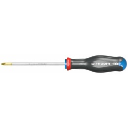 1 pcs - Facom Pozidriv Screwdriver, PZ2 Tip, 125 mm Blade