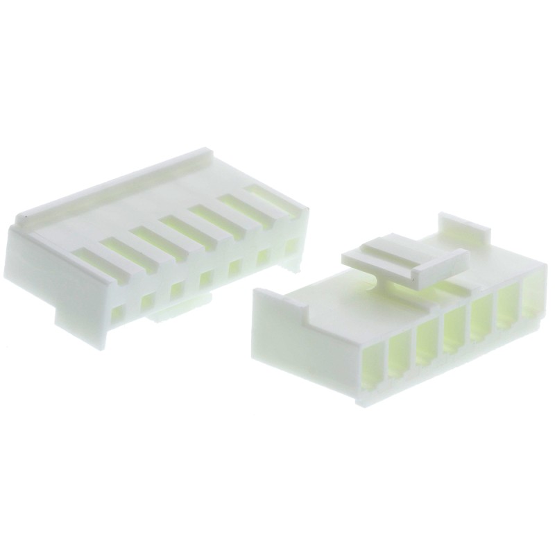 125 pcs - JST, VH Female Connector Housing, 3.96mm Pitch, 7 Way, 1 Row Side Entry, Top Entry