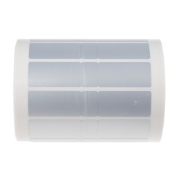 1 Box of 2500 - Brady Silver Label Roll, 38.1mm Width, 19.05mm Height, 2500Per Roll Qty