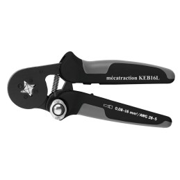 1 pcs - MECATRACTION KEB Hand Crimp Tool for Wire Ferrules