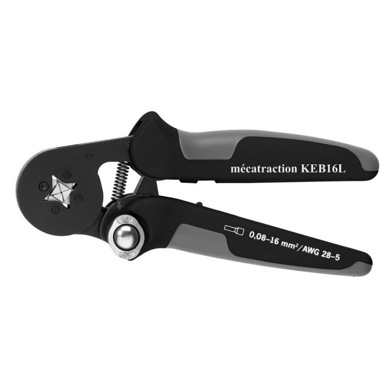1 pcs - MECATRACTION KEB Hand Crimp Tool for Wire Ferrules