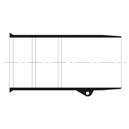 15 pcs - TE Connectivity Straight, Modified Polyolefin, 31mm