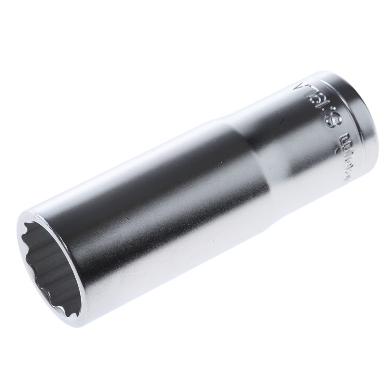 1 pcs - Facom 1/2 in Drive 19mm Deep Socket, 12 point, 77 mm Overall Length
