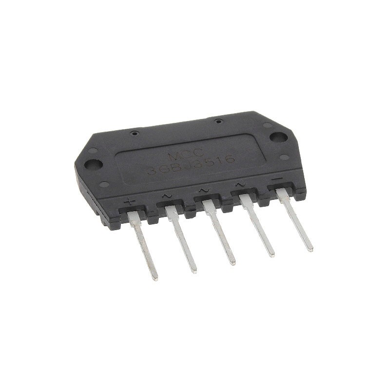 1 pcs : 3GBJ3516-BP - BRIDGE RECT 3P 1.6KV 35A TSB-5