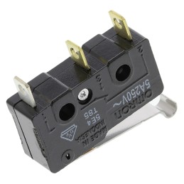 250 pcs - Omron Simulated Roller Lever Micro Switch, Solder Terminal, 5 A @ 125 V ac, SPDT, IP40