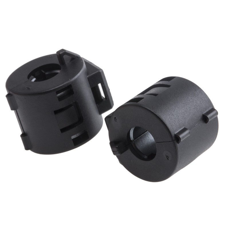 2 pcs - RS PRO Openable Ferrite Clamp, 24.5 Dia. x 28.5mm, For Computer Peripherals, Digital TV, Internal & External Power