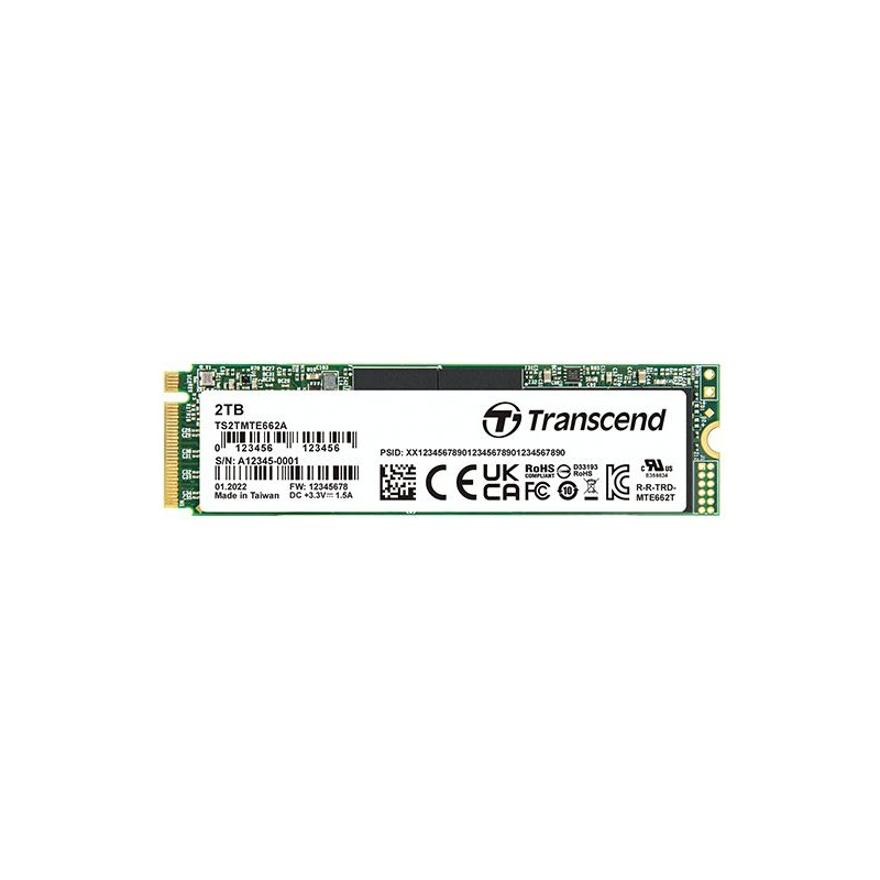 1 pcs - Transcend MTE662A M.2 512 GB Internal SSD Drive
