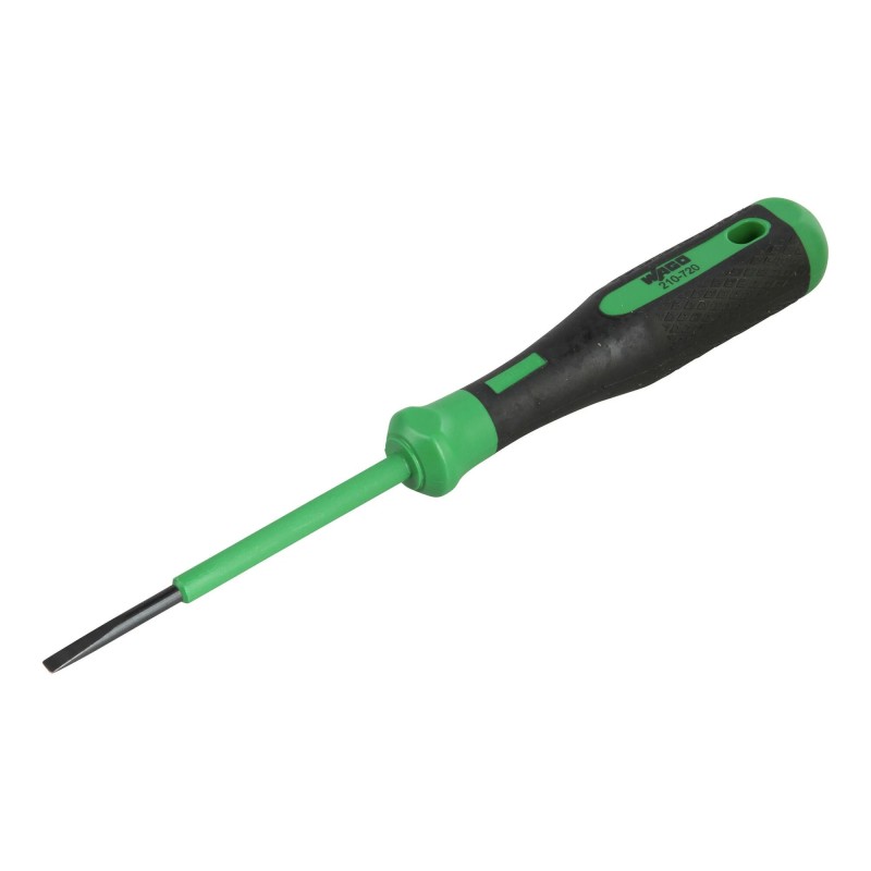 1 pcs - Wago Slotted Screwdriver, 3.5 x 0.5 mm Tip, 3.5 mm Blade, 175 mm Overall
