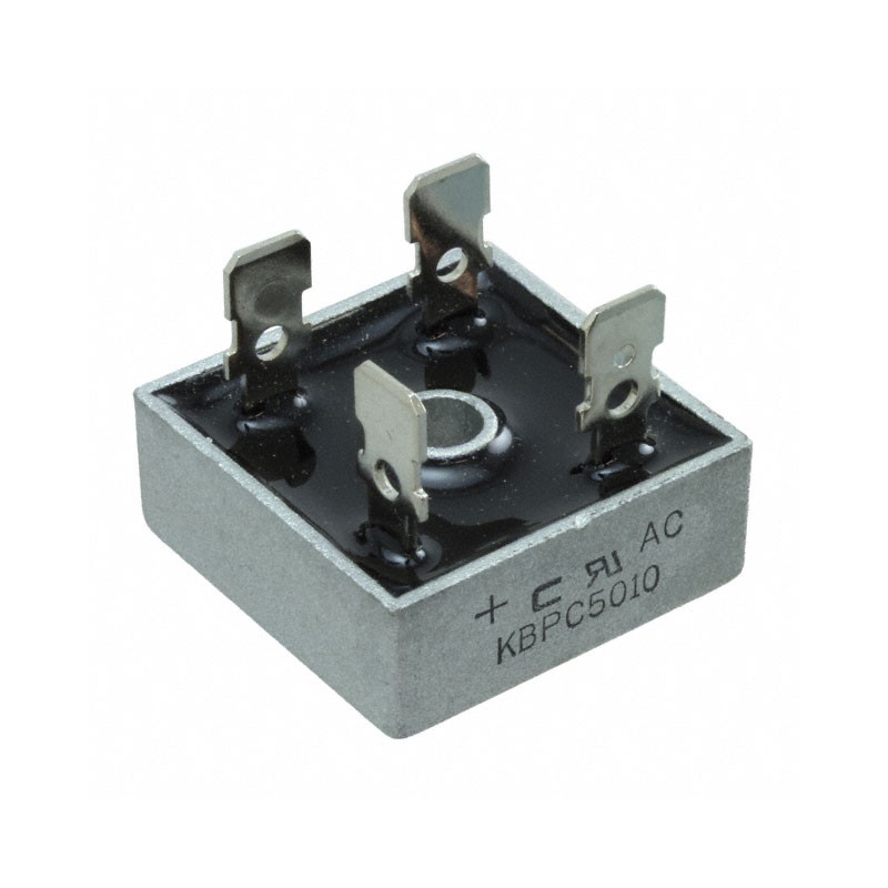 1 pcs : KBPC5010-G - BRIDGE RECT 1PHASE 1KV 50A KBPC