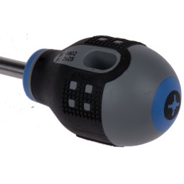 1 pcs - Bahco Pozidriv Screwdriver, PZ2 Tip, 25 mm Blade, 83 mm Overall