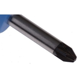 1 pcs - Bahco Pozidriv Screwdriver, PZ2 Tip, 25 mm Blade, 83 mm Overall