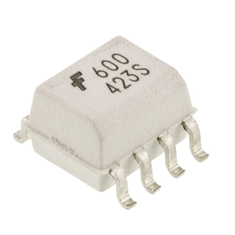 1 pcs - onsemi, HCPL0600 DC Input Logic Gate Output Optocoupler, Surface Mount, 8-Pin SOIC