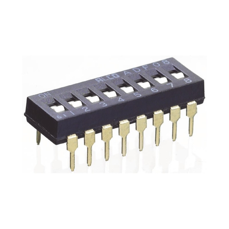 1 pcs - TE Connectivity 6 Way Through Hole DIP Switch SPST