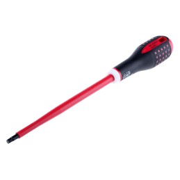 1 pcs - Bahco Hexagon Screwdriver, 5 mm Tip, 175 mm Blade, VDE/1000V, 297 mm Overall