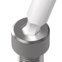 1 pcs - Wera Ball End Hexagon Screwdriver, 60 mm Blade, 130 mm Overall