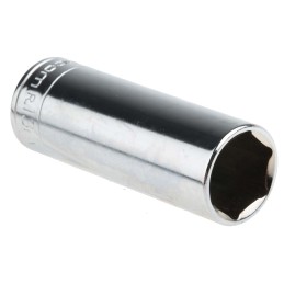 1 pcs - Facom 1/4 in Drive 13mm Deep Socket, 6 point, 50.5 mm Overall Length