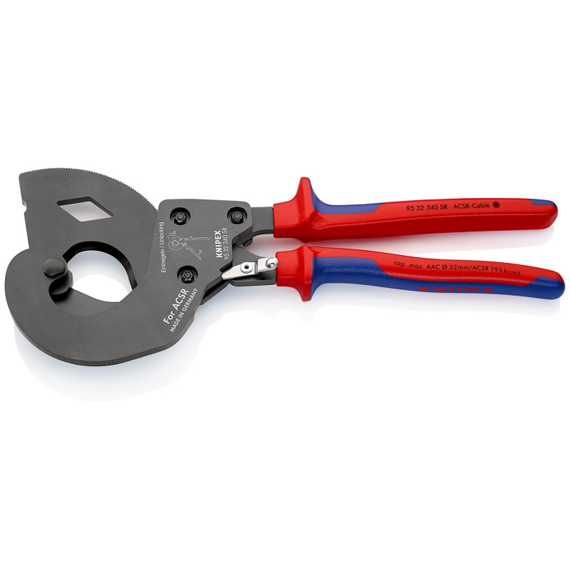 1 pcs - Knipex 95 32 SR Ratchet Cable Cutters