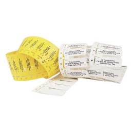 1 Box of 250 - TE Connectivity CM-SCE-TP Yellow Cable Labels, 50.8mm Width, 12.7mm Height, 250 Qty