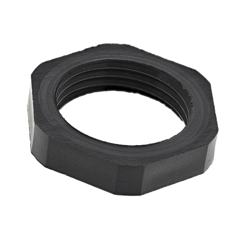 25 pcs - CMP Black Nylon Cable Gland Locknut, PG11 Thread