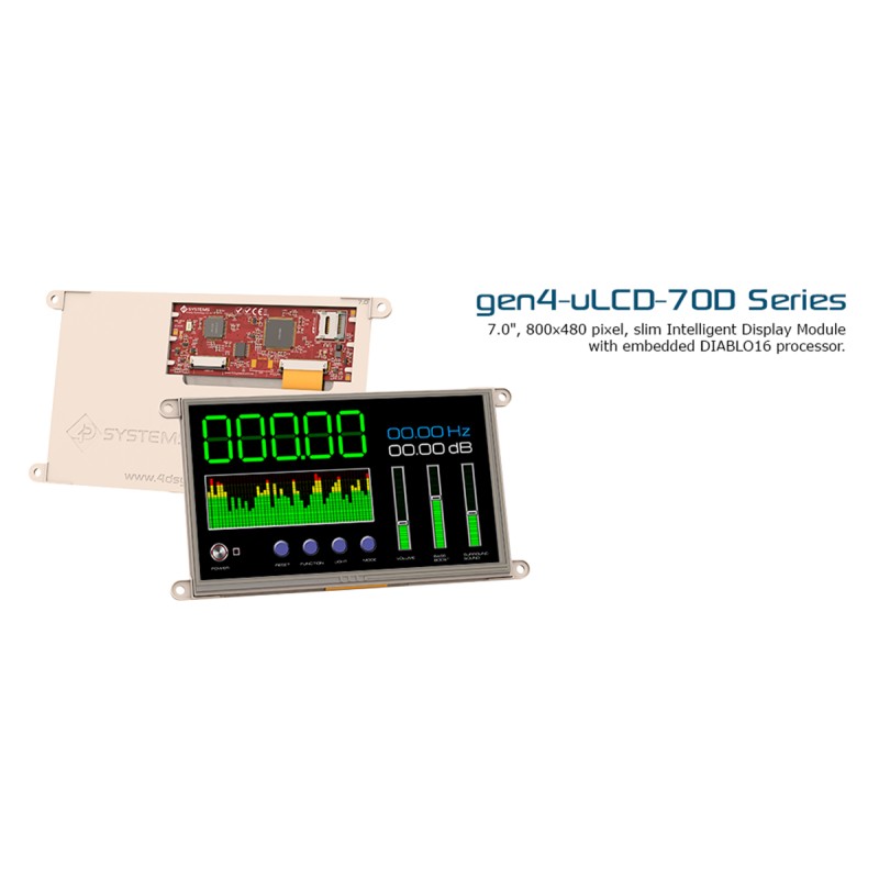 1 pcs - 4D Systems, gen4 7in Arduino Compatible Display